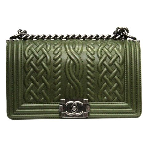 chanel green boy bag|Chanel boy bag for sale.